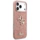 4. Guess Fixed Glitter Big 4G Case for iPhone 17 Pro Max - Pink