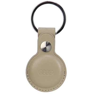 5. Audi Synthetic Leather AirTag case - beige