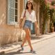 7. Women's espadrilles, blue, Potocki PY16373
