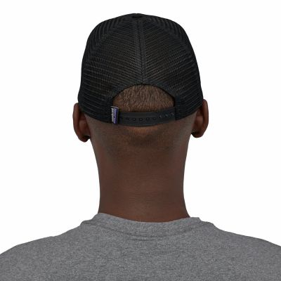 4. Patagonia Logo Trucker Hat M 38289-BLK