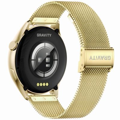 2. Smartwatch Gravity Gold Strap + Bracelet GT11-3
