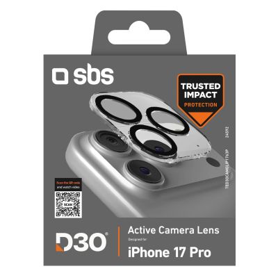 2. SBS Camera Glass for iPhone 17 Pro with D3O Technology