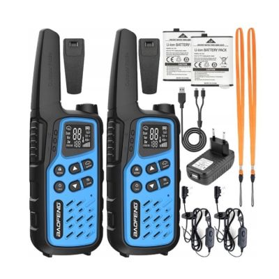 5. Baofeng BF-T25E walkie-talkie blue, 2 pieces