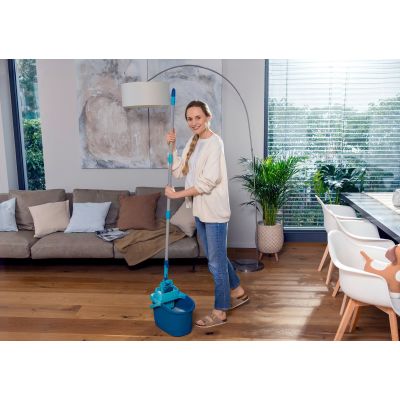 3. Leifheit 55510 mop Steel Microfiber Green