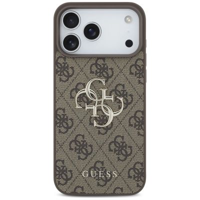 3. Guess 4G Big Logo Case for iPhone 17 Pro / 18 Pro - Brown