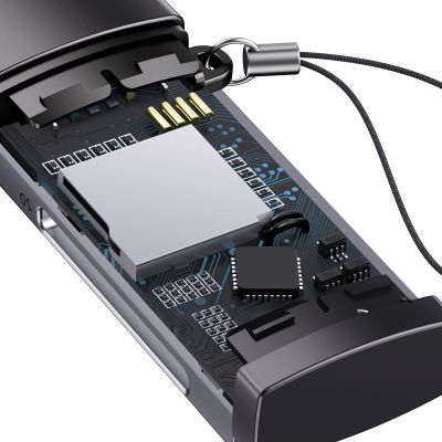 7. Baseus Lite Series adapter SD / TF USB card reader gray (WKQX060013)