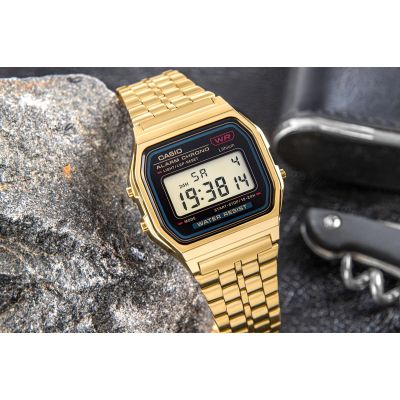 10. CASIO A159WGEA-1EF Unisex Watch