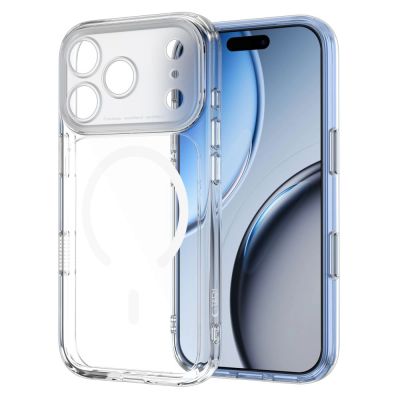 2. Tech-Protect MagPeak MagSafe CC Case for iPhone 17 Pro / 18 Pro - Clear