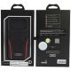 5. Audi R8 Genuine Leather MagSafe Case for iPhone 18 Pro / 17 Pro - Black and Red