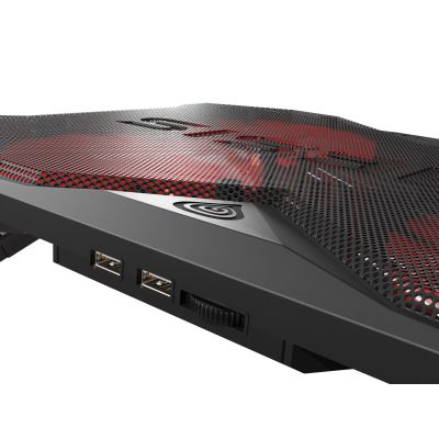 14. GENESIS Oxid 260 cooling pad for laptop 43.9 cm (17.3") 1010 RPM Black, Red