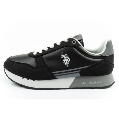 2. US Polo Assn sports shoes sneakers men's fashionable comfortable black