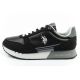 2. US Polo Assn sports shoes sneakers men's fashionable comfortable black