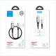 9. Joyroom Sharp Series S-M411 USB-A / Lightning 3A Cable 1.2m with Charging Indicator - Black