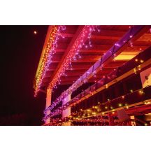 Smart Twinkly LED Icicle Lights 190 RGB 5 x 0.7 m