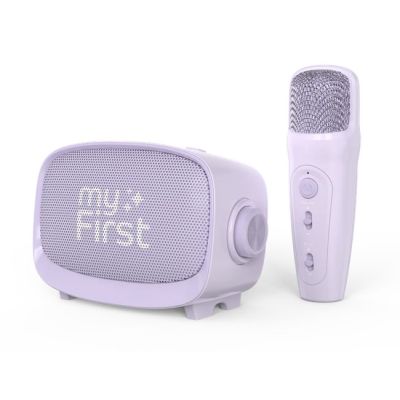 2. myFirst Voice 2 - karaoke set for kids - microphone and wireless speaker with sound modification effects (purple)