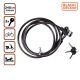 16. BIKE LOCK WITH CABLE LOCK 10x2400MM FAMILY BLACK+DECKER