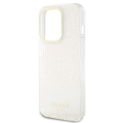 6. Guess GUHCP15LHDECMP iPhone 15 Pro 6.1" pink/pink hardcase IML Faceted Mirror Disco Iridescent