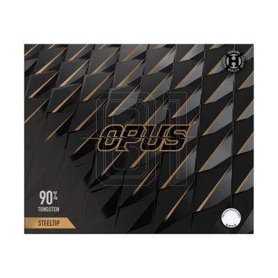 7. Harrows Opus 90% steeltip darts