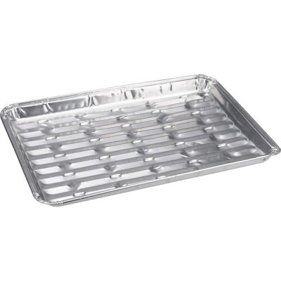 10. ALUMINUM GRILL TRAYS 24x16CM 4PCS