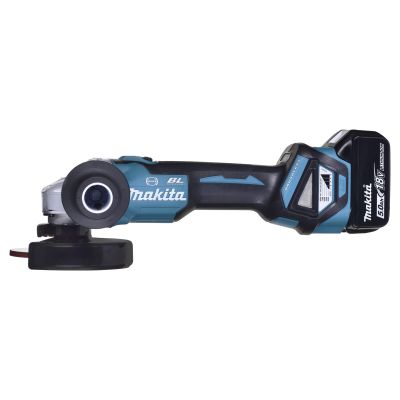 10. MAKITA DGA513RT3J 18V 3x5.0Ah Cordless Angle Grinder