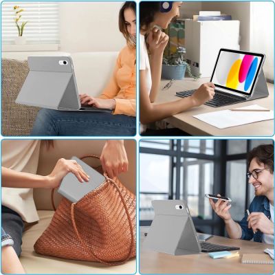 9. Tech-Protect SC Pen + Keyboard Case for iPad 10.9" 2022 (10th gen.) / 11" 2025 (11th gen.) - Gray
