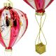 3. Mica Glass Balloon Bauble – Red-Pink