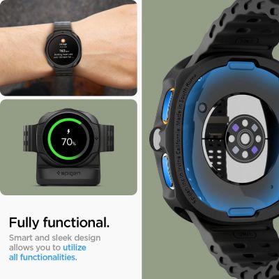 11. Spigen Liquid Air Case for Samsung Galaxy Watch 8 40mm - Matte Black