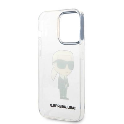 7. Karl Lagerfeld Ikonik Karl case for iPhone 14 Pro Max - transparent