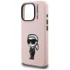 6. Karl Lagerfeld Silicone Karl Sketch MagSafe Case for iPhone 16 Pro - Pink