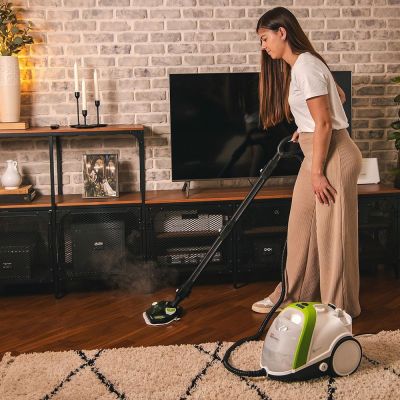 9. Polti Vaporetto Smart 110 Eco Steam Cleaner, Power 1500 W, Steam Pressure 4 bar, Water Tank Capacity 2 L, White/Green