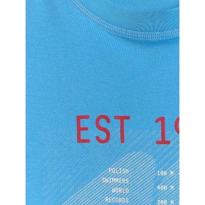 8. Men's regular printed T-shirt 4F 4FRSS26TTSHM4039-33S