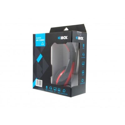 6. IBOX SHPI1528MV headphones with microphone (red)