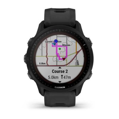 4. Garmin Forerunner 955 Solar (46 mm) Black watch