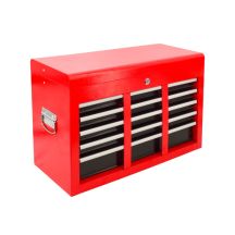 AWTOOLS METAL TOOL BOX 9 DRAWERS 60x26x39cm