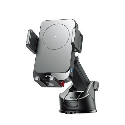 Joyroom JR-ZS241S car mount with inductive charger for dashboard - black