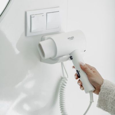 6. ADLER AD 2285w hotel hair dryer white