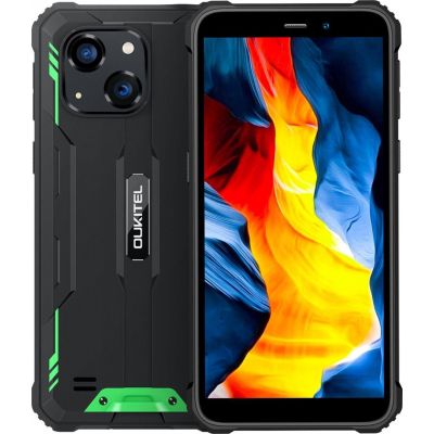 2. Oukitel G2 6" 4/64 DS. 6300 mAh (green) smartphone without charger