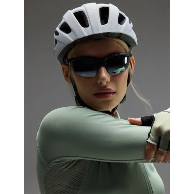 2. Women's cycling longsleeve with zipper 4F 4FWSS25TFLOF343-47S