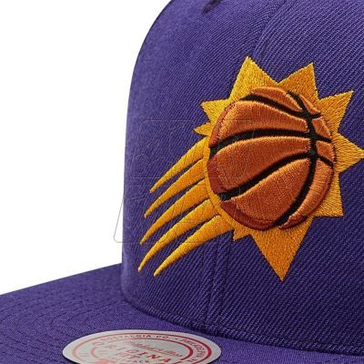 5. Mitchell &amp; Ness NBA Phoenix Suns Team Ground 2.0 Snapback Suns Cap HHSS3256-PSUYYPPPPURP