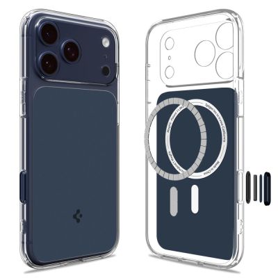 2. Spigen Thin Fit MagSafe Case for iPhone 17 Pro Max - Clear Navy Blue