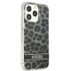 4. Guess GUHCP13LHSLEOK iPhone 13 Pro / 13 6.1" grey/grey hardcase Leopard