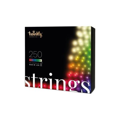 Smart Twinkly Christmas Lights 250 RGB+W 20 m
