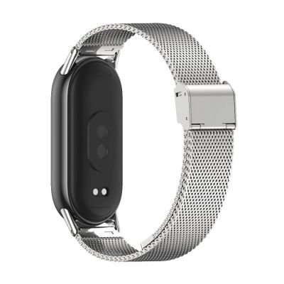5. Tech-Protect MilaneseBand Strap for Xiaomi Smart Band 8 / 8 NFC - Silver