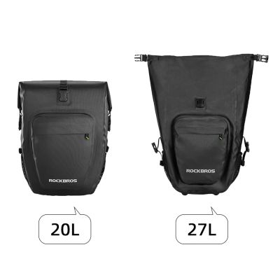 2. Rockbros AS-001 Waterproof Trunk Bag 27L - Black