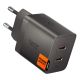 Spigen Essential EE472EU-GAN 2-Port 47W Wall Charger - Dark Gray