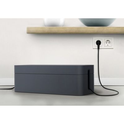 2. Durable Cavoline Box L Desk Cable Box Graphite 1 pc.
