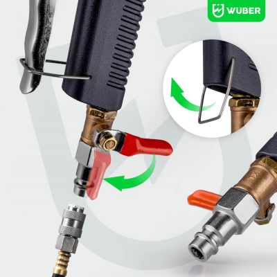 16. 5 L Pneumatic Plastering Gun WUBER