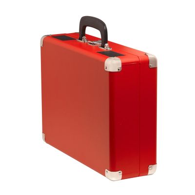 2. Denver VPL-120 Turntable with USB for PC Recording, Red