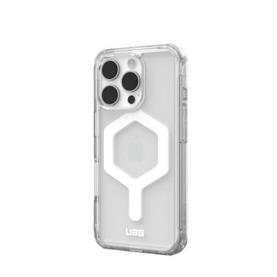 4. Urban Armor Gear UAG John Plyo MagSafe Case Ice/White