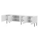 2. 4D TV cabinet PALAZZO BIS 201x40x60 white matt